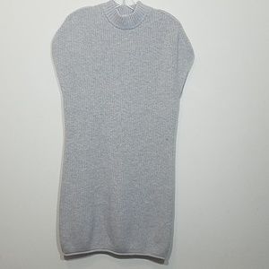 Athleta Pinewood Mock Neck 100% Merino Wool Knit Dress Size S